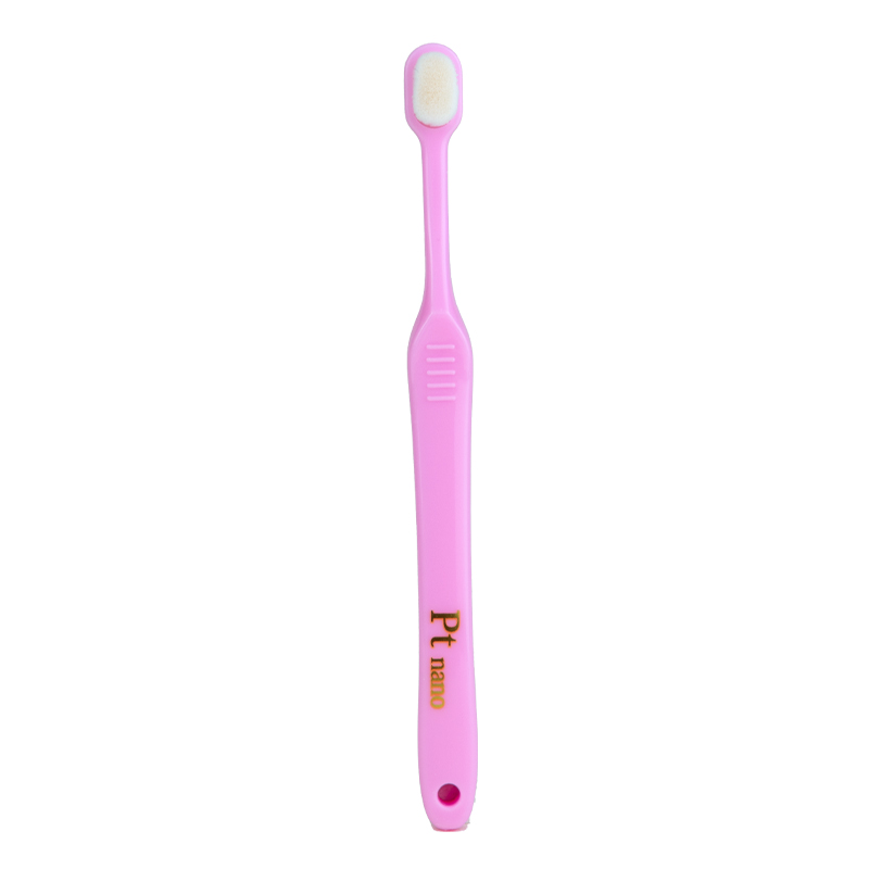 แปรงสีฟันขนนุ่มสำหรับเด็ก (อายุ 2-6 ปี) MANMOU สีชมพู จากประเทศญี่ปุ่น